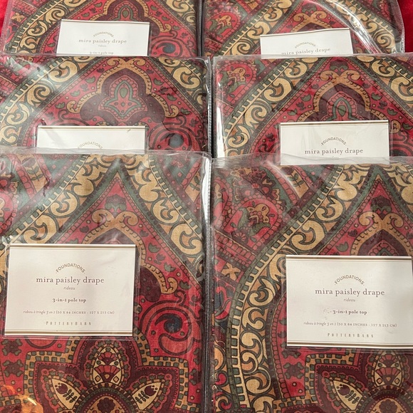 Pottery Barn Mira Paisley Drape - Picture 2 of 4